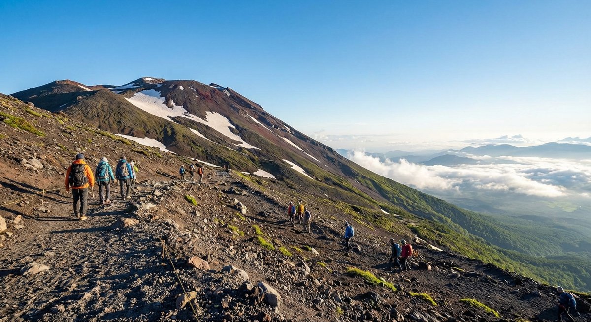 Mount Fuji Besteigen im Juli