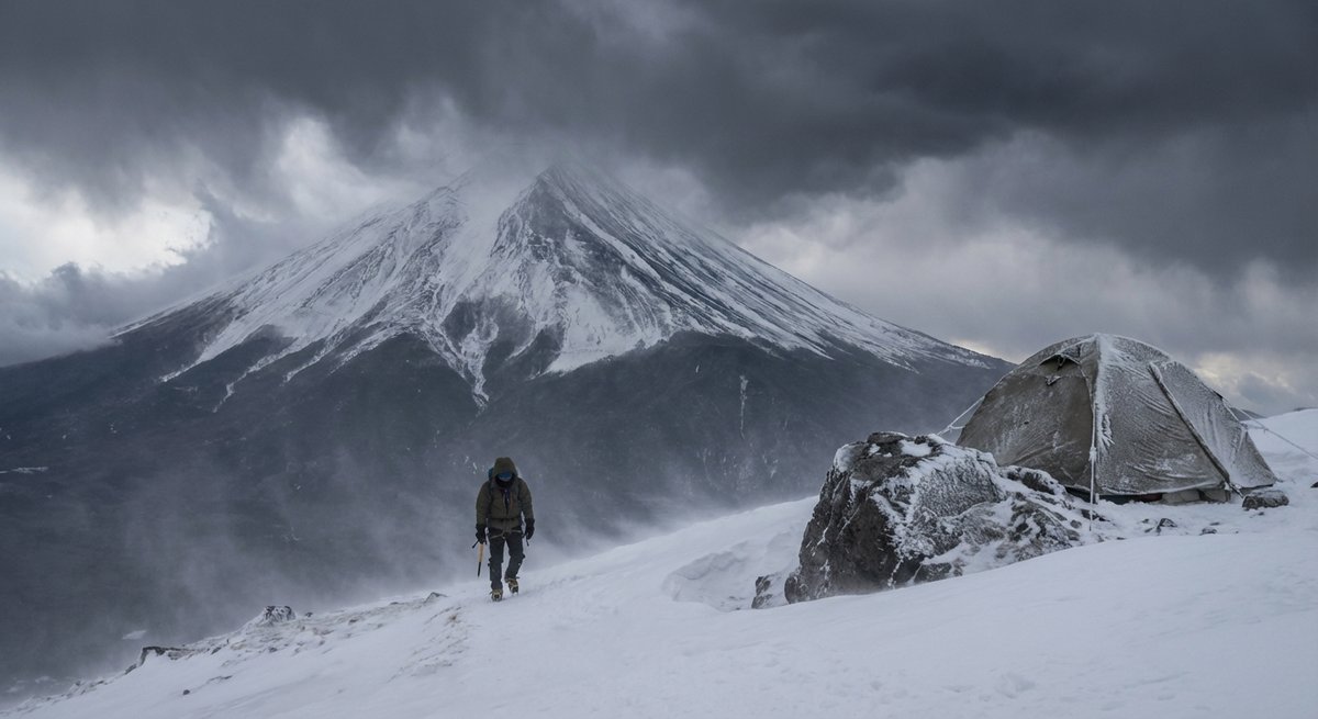 Mount Fuji Besteigen im März