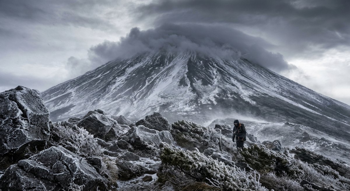 Mount Fuji Besteigen im November