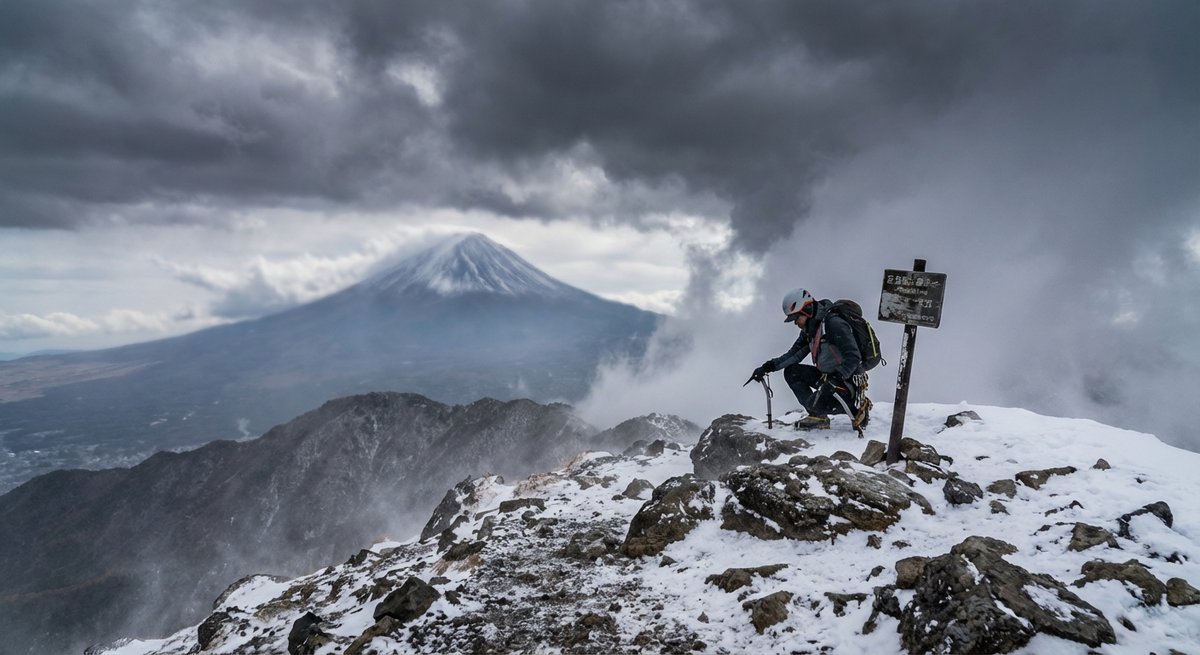 Mount Fuji Besteigen im Oktober